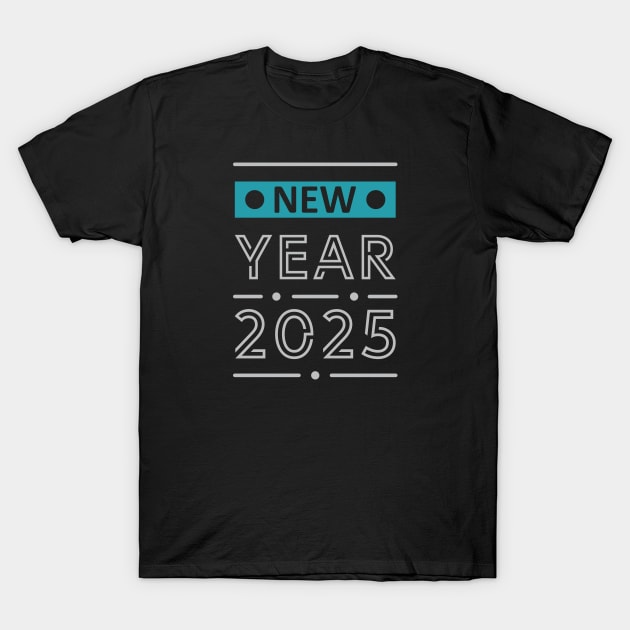 New Year 2025 T-Shirt by VecTikSam